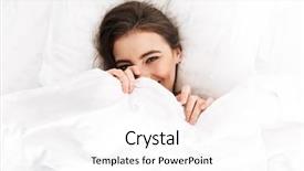  Presentation with sleep - Colorful PPT theme enhanced with pillow after sleep or nap backdrop and a white colored foreground
