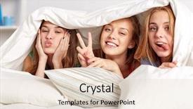  Presentation with pajama - Cool new theme with blanket with pillows in bed backdrop and a lemonade colored foreground