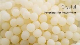  Presentation with pharmaceutical oral dosage - Theme with pills-close-up-round-solid background and a lemonade colored foreground