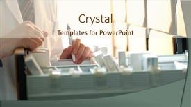  Presentation with pharmacist - Beautiful presentation design featuring pills health - pharmacist searching for a medicine backdrop and a cream colored foreground