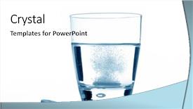  Presentation with aluminum sliding glass doors - PPT theme having pills tablet - glass with aspirin background and a white colored foreground