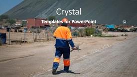  Presentation with diamond - Colorful slide set enhanced with pilot-catching-a-drone backdrop and a dark gray colored foreground