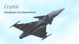  Presentation with fighter jet - PPT layouts with pilsen-czech-republic-august-25 background and a sky blue colored foreground