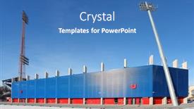  Presentation with champions league - Beautiful PPT theme featuring pilsen-czech-republic-january-18 backdrop and a teal colored foreground