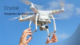  Presentation with camera drone - Audience pleasing PPT theme consisting of pilsen-czech-republic-july-26 backdrop and a teal colored foreground