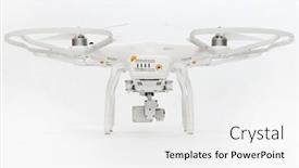  Presentation with camera drone - Presentation theme featuring pilsen-czech-republic-july-9 background and a white colored foreground