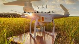  Presentation with uav camera - Beautiful presentation design featuring pilsen-czech-republic-june-16 backdrop and a  colored foreground