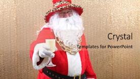  Presentation with chains - Beautiful PPT theme featuring pimp hat and gold chain backdrop and a coral colored foreground