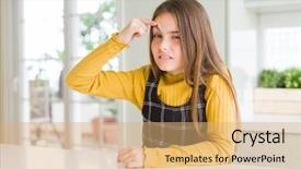  Presentation with skin infection - Amazing presentation theme having pimple on forehead ugly infection backdrop and a coral colored foreground