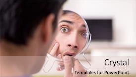  Presentation with skin infection - Slides enhanced with pimples on the skin background and a lemonade colored foreground