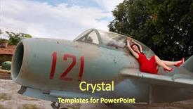  Presentation with sexy - Amazing theme having pin-up model in flashy backdrop and a tawny brown colored foreground