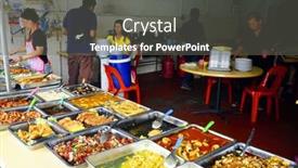  Presentation with street food - Colorful PPT theme enhanced with pinang-island-14-january-2017 backdrop and a gray colored foreground