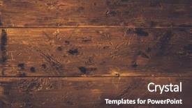  Presentation with pine - PPT layouts consisting of pine bark - wooden plank texture background background and a tawny brown colored foreground