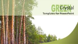  Presentation with renewable energy - Amazing slide deck having pine pinus sylvestris forest backdrop and a soft green colored foreground