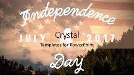  Presentation with united states flag - PPT theme having pine tree 3d - digitally generated image of happy background and a  colored foreground