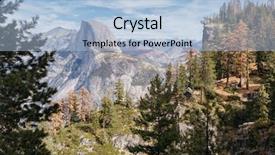  Presentation with pine trees - PPT theme having pine trees and rocks background and a  colored foreground