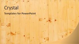  Presentation with yellow wood - Presentation theme with pine wood pattern and nail background and a  colored foreground