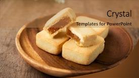  Presentation with pineapple - Beautiful PPT theme featuring pineapple cake is a sweet backdrop and a coral colored foreground