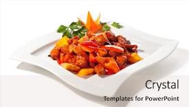  Presentation with pineapple - Slides featuring pineapple deep fried in sour background and a lemonade colored foreground