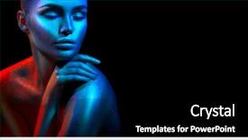  Presentation with glitter pink - Beautiful presentation theme featuring pink - high fashion model woman backdrop and a black colored foreground