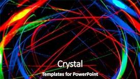  Presentation with artwork - Slide set having pink abstract - graphic illustration fractal artwork background and a black colored foreground