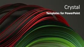  Presentation with black paper texture black - PPT theme with pink-and-greent-neon-color background and a dark gray colored foreground