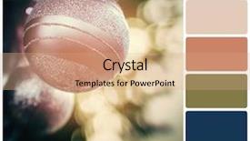  Presentation with silver christmas - Slide deck consisting of group color chart symbol - silver and pink antique style background and a coral colored foreground