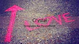  Presentation with vintage retro - Beautiful theme featuring pather - pink arrow showing the way backdrop and a coral colored foreground