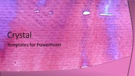  Presentation with watercolor - Amazing presentation design having pink art - bright watercolor series 4 backdrop and a coral colored foreground