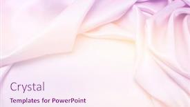  Presentation with pink silk - Theme enhanced with pink-beige-nacre-wave-fabric background and a sky blue colored foreground