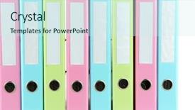  Presentation with blue pink - Audience pleasing theme consisting of pink blue greens - colorful folders isolated on white backdrop and a  colored foreground