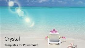  Presentation with bahamas - Colorful slide deck enhanced with pink broad pink - beach scene great exuma bahamas backdrop and a  colored foreground