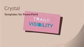  Presentation with cardboard - PPT layouts having pink-cardboard-sign background and a lemonade colored foreground