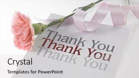  Presentation with mother nursing care - Colorful presentation design enhanced with pink carnation and greeting card backdrop and a  colored foreground