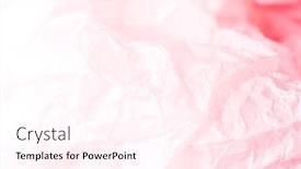  Presentation with wedding card - Amazing presentation having pink-crumpled-paper backdrop and a pink colored foreground