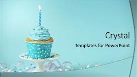  Presentation with cupcake - Audience pleasing theme consisting of pink cupcakes - delicious cupcake on table backdrop and a arctic colored foreground