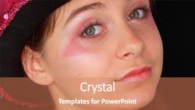  Presentation with pink - Presentation having pink disco hat - carnival theme background and a  colored foreground