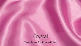  Presentation with pink silk - Audience pleasing PPT layouts consisting of pink elegant - fabric silk texture for background backdrop and a coral colored foreground