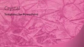  Presentation with fabric - Cool new presentation theme with pink-flock-fabric-texture-close backdrop and a coral colored foreground