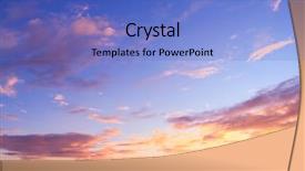  Presentation with horizon - PPT layouts having pink green - setting sun bright horizon background and a teal colored foreground