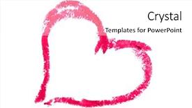  Presentation with lipstick - Presentation having tiny basil growing in pots to be sold background and a dark gray colored foreground