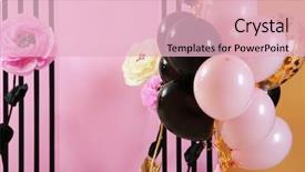  Presentation with safari park beautiful wildlife animal - Slide deck having pink law - beautiful room decorated for party background and a lemonade colored foreground