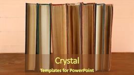  Presentation with stack books - Theme with pink law - stack of books on wooden background and a  colored foreground