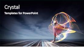  Presentation with ballerina - Colorful slides enhanced with pink medis - dreaming to become ballerina mixed backdrop and a black colored foreground