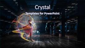  Presentation with ballerina - Beautiful slide deck featuring pink medis - dreaming to become ballerina mixed backdrop and a  colored foreground