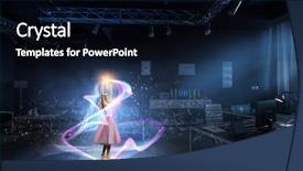  Presentation with ballerina - Beautiful theme featuring pink medis - dreaming to become ballerina mixed backdrop and a  colored foreground