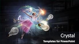  Presentation with ballerina - Audience pleasing PPT layouts consisting of pink medis - dreaming to become ballerina mixed backdrop and a  colored foreground