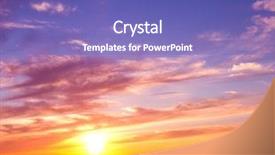  Presentation with fiery - Presentation theme having morning sky - fiery backdrop sunset paradise background and a violet colored foreground