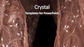  Presentation with mystical - Presentation having pink mystical curtain background and a wine colored foreground