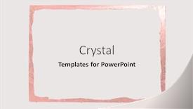  Presentation with glitter pink - PPT theme featuring pink-nacre-glow-glitter-empty background and a white colored foreground